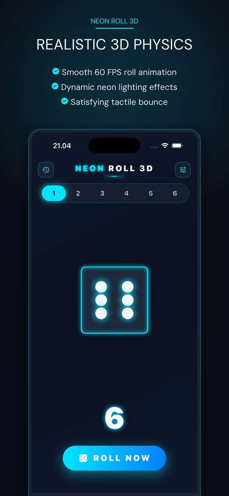 Neon Roll 3D Slide 1
