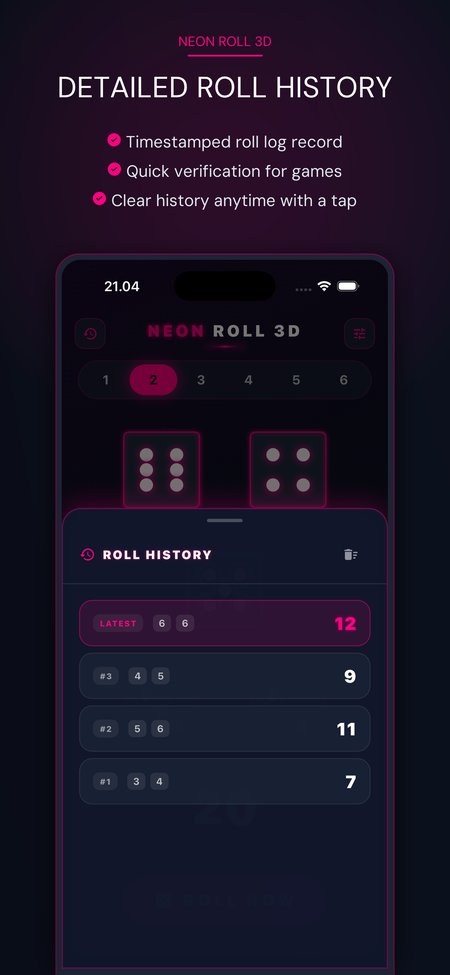 Neon Roll 3D Slide 6