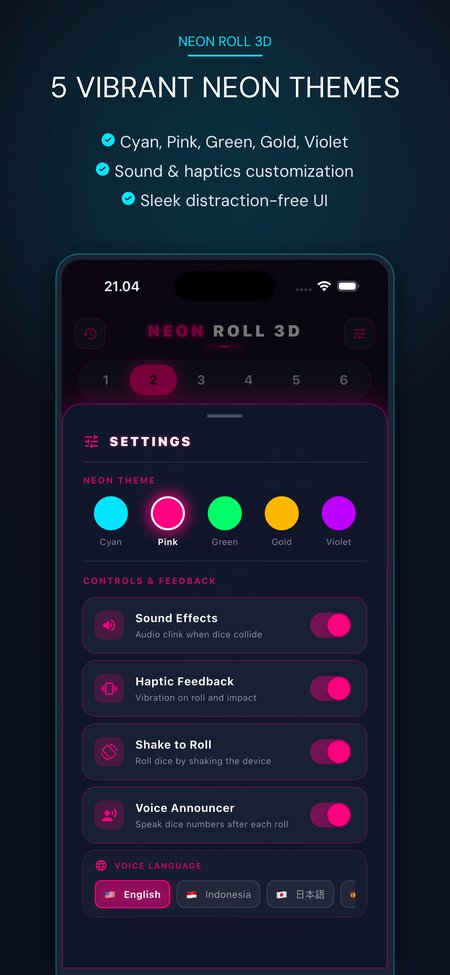 Neon Roll 3D Slide 7