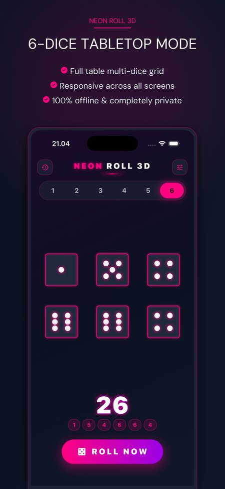 Neon Roll 3D Slide 8