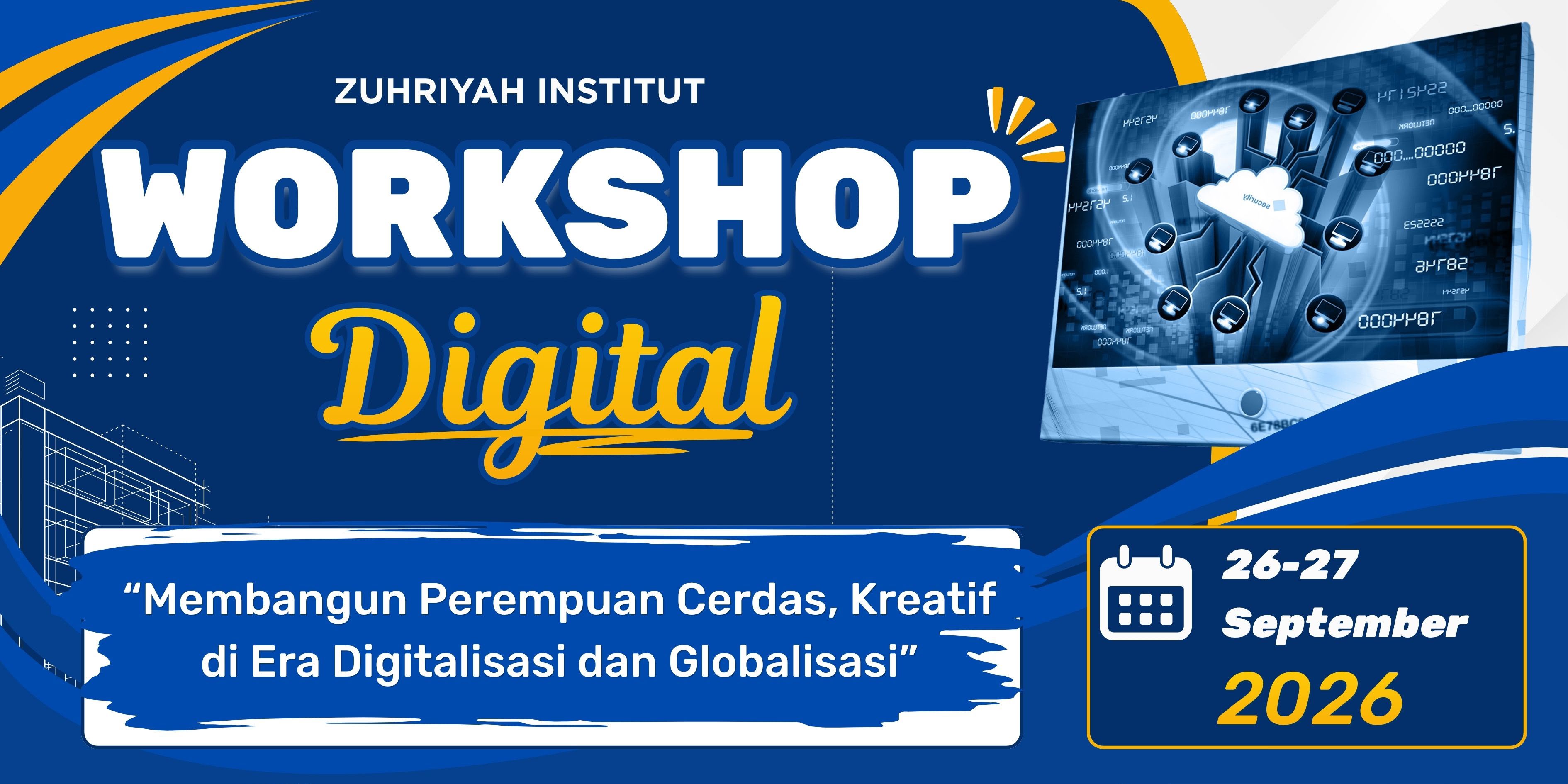 Cover Workshop Digital Zuhriyah Institut